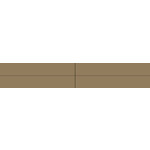 Winckelmans Rectangles 2,5x15 cm, vlak, cafe (CAF), 9 mm dik, afname per doos van 0,15 m²