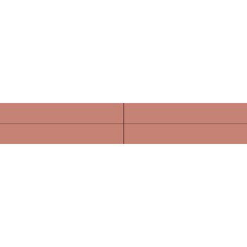 Winckelmans Rectangles 2,5x15 cm, vlak, vieux rose (RSV), 9 mm dik a 0,15 m²