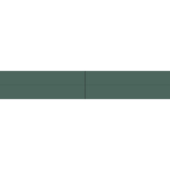Winckelmans Rectangles 2,5x15 cm, vlak, vert fonce (VEF), 9 mm dik a 0,15 m²