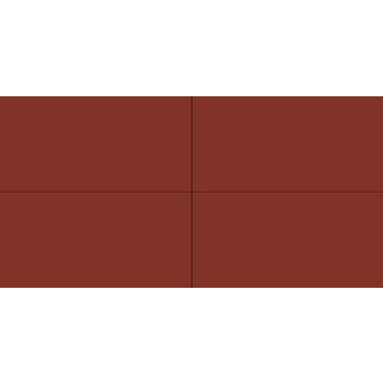 Winckelmans Rectangles 10x20 cm, vlak, rouge (ROU), 9 mm dik a 0,5 m²