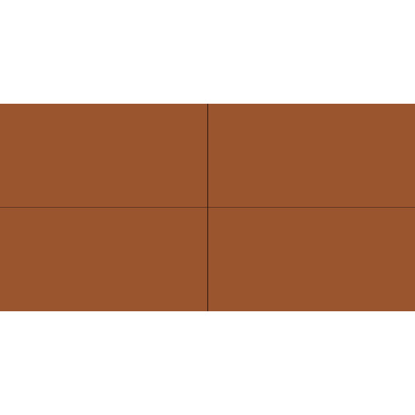 Winckelmans Rectangles 10x20 cm, vlak, caramel (CAR), 9 mm dik, afname per doos van 0,5 m²