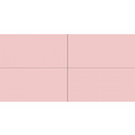 Winckelmans Rectangles 10x20 cm, vlak, rose (RSU), 9 mm dik, afname per doos van 0,5 m²