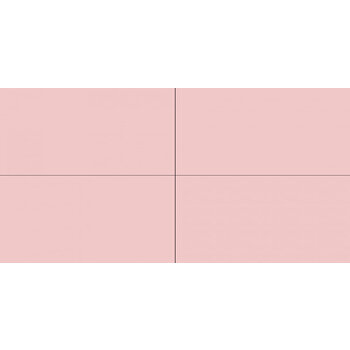 Winckelmans Rectangles 10x20 cm, vlak, rose (RSU), 9 mm dik a 0,5 m²