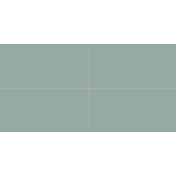 Winckelmans Rectangles 10x20 cm, vlak, pale vert (VEP), 9 mm dik, afname per doos van 0,5 m²