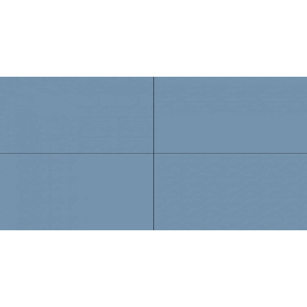 Winckelmans Rectangles 10x20 cm, vlak, blue (BEU), 9 mm dik, afname per doos van 0,5 m²