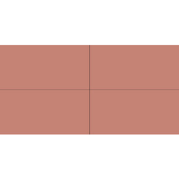 Winckelmans Rectangles 10x20 cm, vlak, vieux rose (RSV), 9 mm dik a 0,5 m²