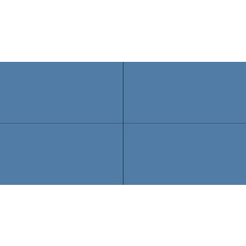 Winckelmans Rectangles 10x20 cm, vlak, bleu fonce (BEF), 9 mm dik a 0,5 m²