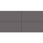 Mosa Global Collection 15x30 26250 Antraciet Uni Glans, afname per doos van 0,95 m²