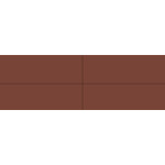 Mosa Global Collection 10x30 26260 Siennarood  glans, afname per doos van 1 m²