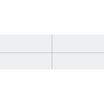 Mosa Global Collection 10x30 26270 Wit grijs glans, afname per doos van 1 m²