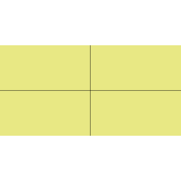 Mosa Murals Blend 15X30 32200 Brimstone Yellow Mat, afname per doos van 0,95 m²