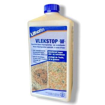 De Tegel BV Vlekstop W, impregnatie voor cementtegels en terrazzo, 1 liter