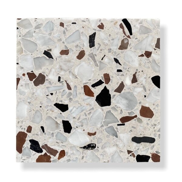 De Tegel BV Terrazzo Collezione Sassi Romagna 60x60x2 cm, afname per tegel van 0,36 m²