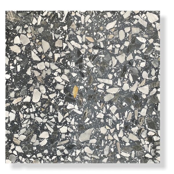 De Tegel BV Terrazzo Collezione Sassi Primitivo 60x60x2 cm, afname per tegel van 0,36 m²