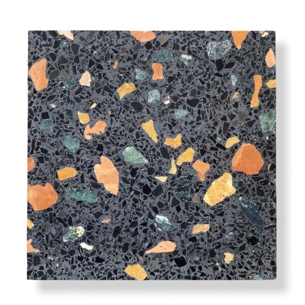 De Tegel BV Terrazzo Collezione Sassi Norcia 60x60x2 cm, afname per tegel van 0,36 m²