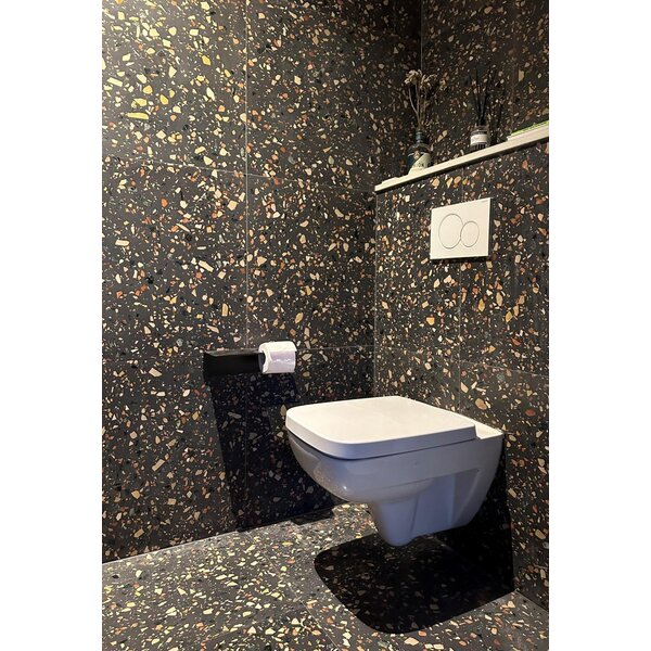De Tegel BV Terrazzo Collezione Sassi Norcia 60x60x2 cm, afname per tegel van 0,36 m²