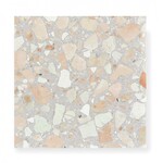 De Tegel BV Terrazzo Collezione Sassi Giolitti 60x60x2 cm, afname per tegel van 0,36 m²