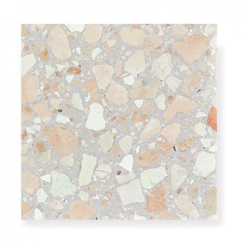 De Tegel BV Terrazzo Collezione Sassi Giolitti 60x60x2 cm a 0,36 m²