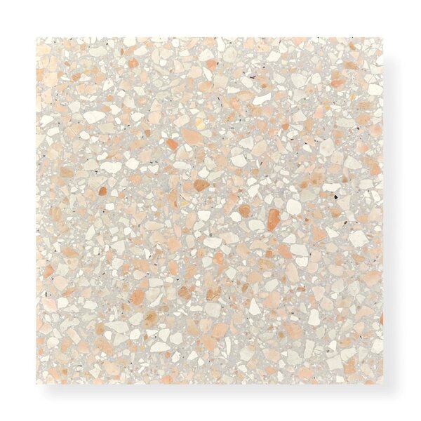 De Tegel BV Terrazzo Collezione Sassi Giolitti 60x60x2 cm, afname per tegel van 0,36 m²