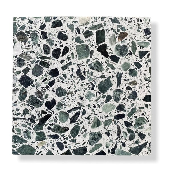De Tegel BV Terrazzo Collezione Sassi Genova 60x60x2 cm, afname per tegel van 0,36 m²