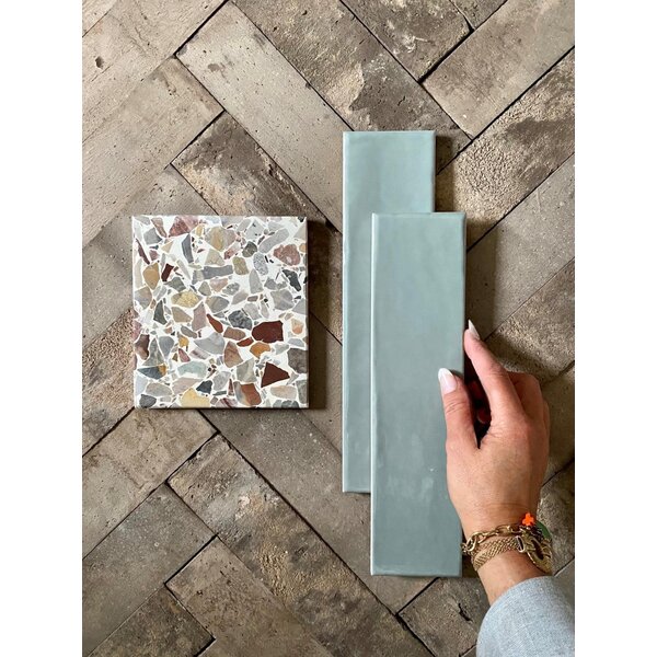 De Tegel BV Terrazzo Collezione Sassi Bologna 60x60x2 cm, afname per tegel van 0,36 m²