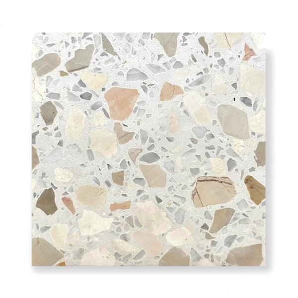 De Tegel BV Terrazzo Collezione Sassi Lividonia 60x60x2 cm, afname per tegel van 0,36 m²
