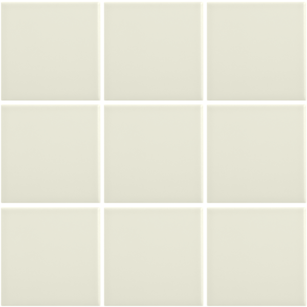 Complementto wandtegel Liso 10x10 Butter Milk mat, afname per doos van 0,5 m²