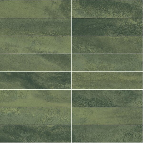Wandtegel Boutique Verde Oro glans 5,6x23,1, afname per doos van 0,31 m²