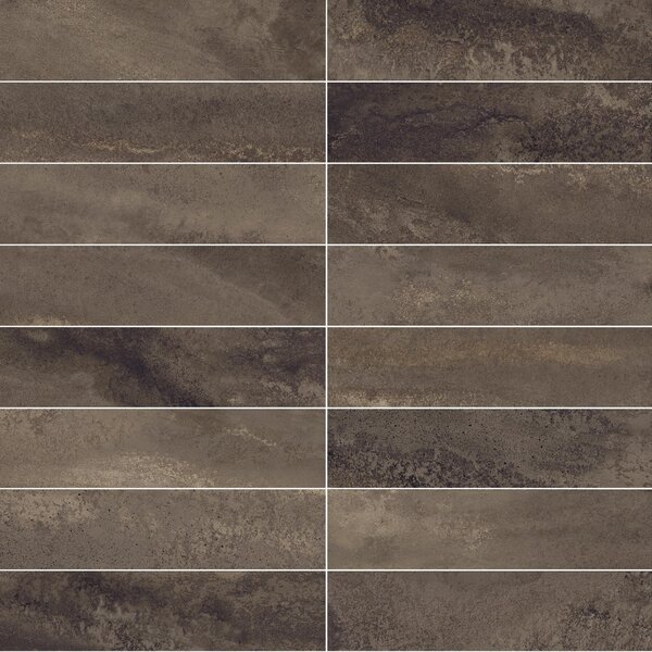 Wandtegel Boutique Marrone glans 5,6x23,1, afname per doos van 0,31 m²