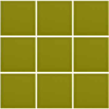 Complementto wandtegel Liso 10x10 Avocado glans a 0,5 m²