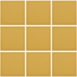 Complementto wandtegel Liso 10x10 Beige glans, afname per doos van 0,5 m²
