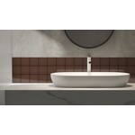 Complementto wandtegel Liso 10x10 Brown glans, afname per doos van 0,5 m²