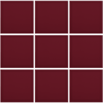 Complementto wandtegel Liso 10x10 Burgundy glans a 0,5 m²