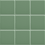 Complementto wandtegel Liso 10x10 Dark Green glans, afname per doos van 0,5 m²