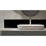 Complementto wandtegel Liso 10x10 Black glans, afname per doos van 0,5 m²