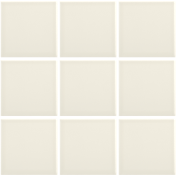 Complementto wandtegel Liso 10x10 Cream glans, afname per doos van 0,5 m²