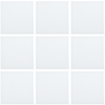 Complementto wandtegel Liso 10x10 White glans, afname per doos van 0,5 m²