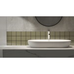 Complementto wandtegel Liso 10x10 Green glans, afname per doos van 0,5 m²
