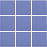 Complementto wandtegel Liso 10x10 Light Blue glans, afname per doos van 0,5 m²