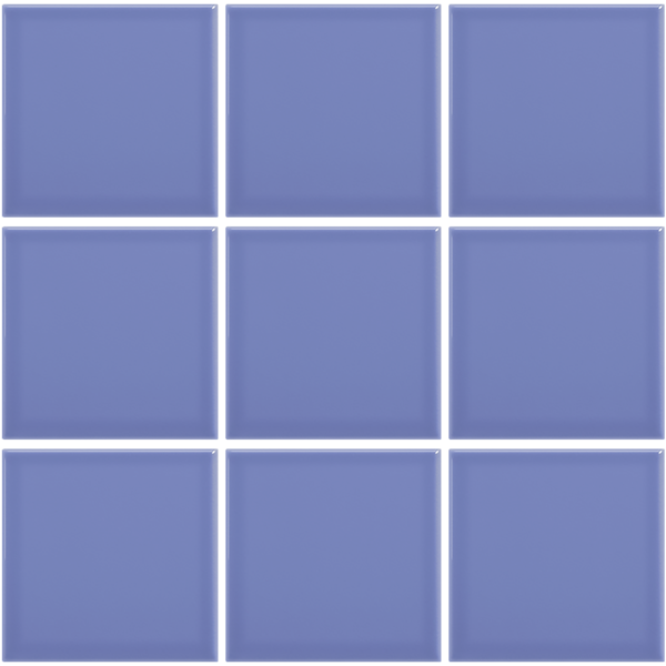 Complementto wandtegel Liso 10x10 Light Blue glans, afname per doos van 0,5 m²