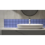 Complementto wandtegel Liso 10x10 Light Blue glans, afname per doos van 0,5 m²