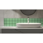 Complementto wandtegel Liso 10x10 Light Green glans, afname per doos van 0,5 m²