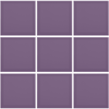 Complementto wandtegel Liso 10x10 Lilac glans a 0,5 m²