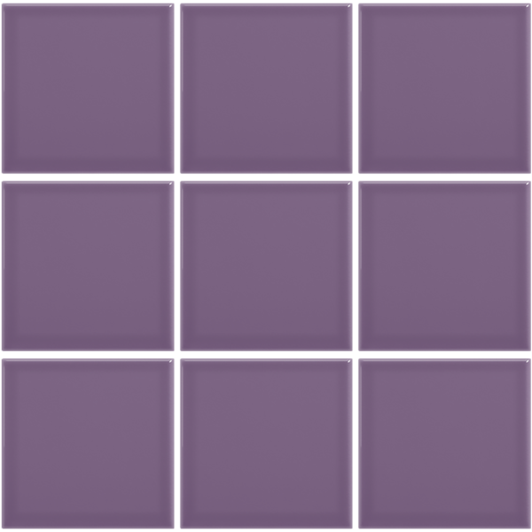 Complementto wandtegel Liso 10x10 Lilac glans, afname per doos van 0,5 m²