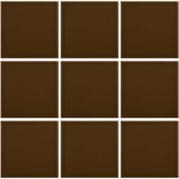 Complementto wandtegel Liso 10x10 Mocca glans a 0,5 m²