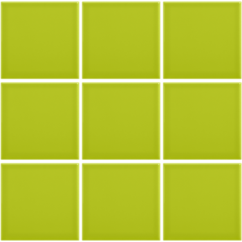Complementto wandtegel Liso 10x10 Moss Green glans a 0,5 m²