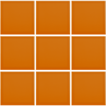 Complementto wandtegel Liso 10x10 Orange glans a 0,5 m²