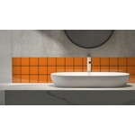 Complementto wandtegel Liso 10x10 Orange glans, afname per doos van 0,5 m²