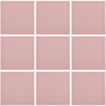 Complementto wandtegel Liso 10x10 Pink glans, afname per doos van 0,5 m²