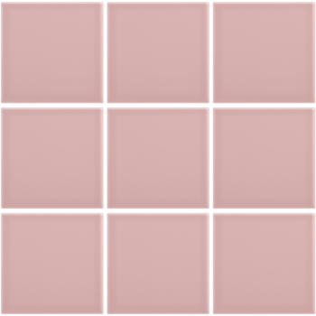 Complementto wandtegel Liso 10x10 Pink glans a 0,5 m²